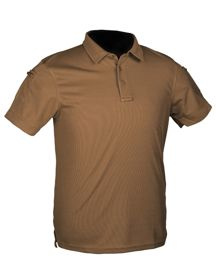 Tricou Polo Tactic Coyote Uscare Rapida -Mil-Tec