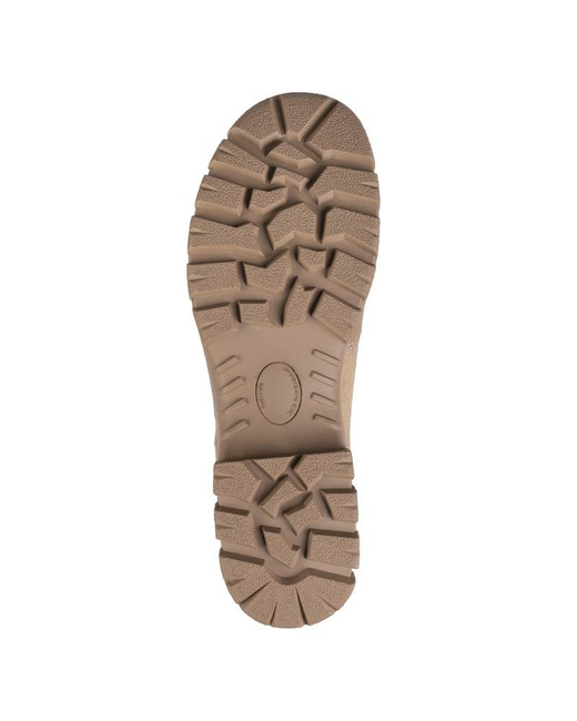 COMBAT BOOTS FOR MEN - MILITARY SURPLUS FROM THE GERMAN ARMY - KHAKI - LIKE NEW