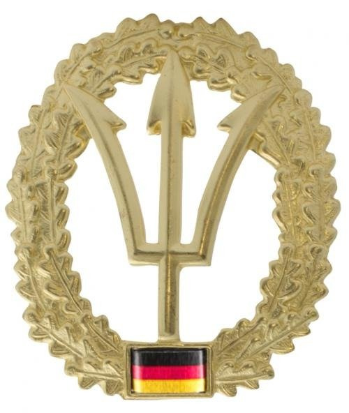 INSIGNA GENUINE GERMAN NAVY METAL BERET BADGE ´KSM´