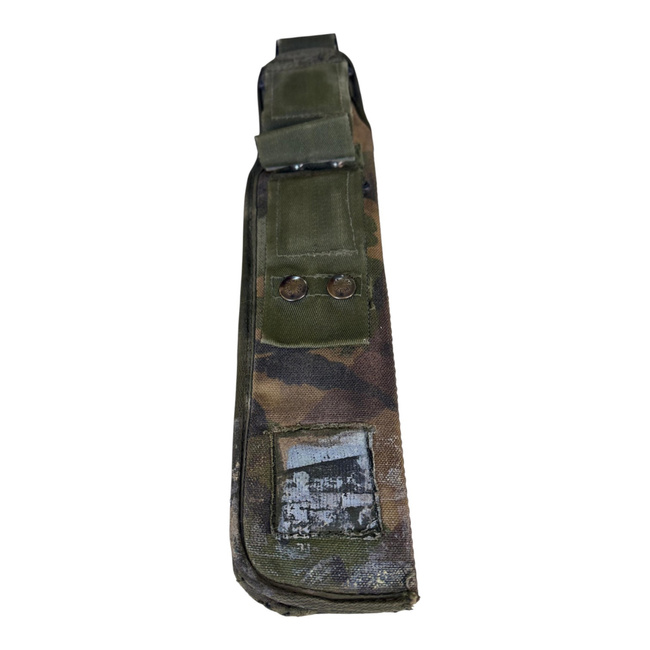 GB bayonet sheath, DPM camo, used - without bayonet