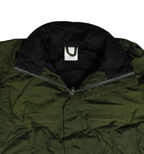 JACHETA BELGIANA PENTRU PLOAIE - CAPTUSITA - OLIVE DRAB - CA NOUA