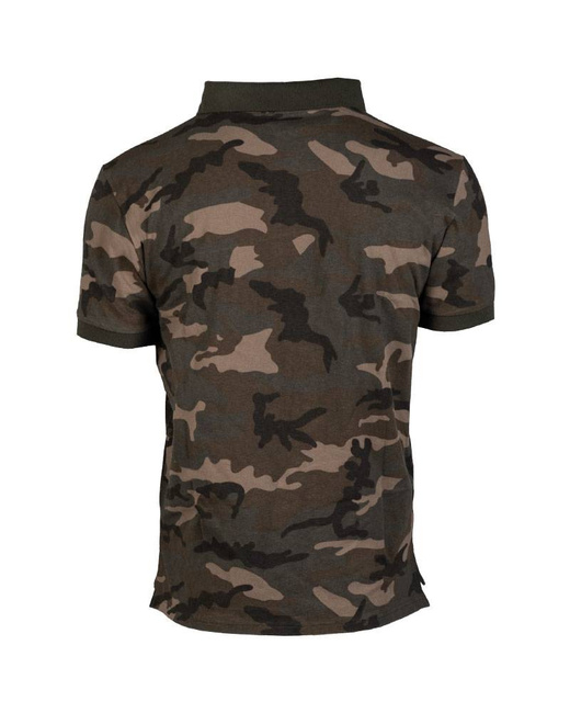 TRICOU POLO DIN BUMBAC PRESPALAT - Mil-Tec - WOODLAND