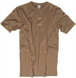 Tricou German Tropical cu steag, Coyote