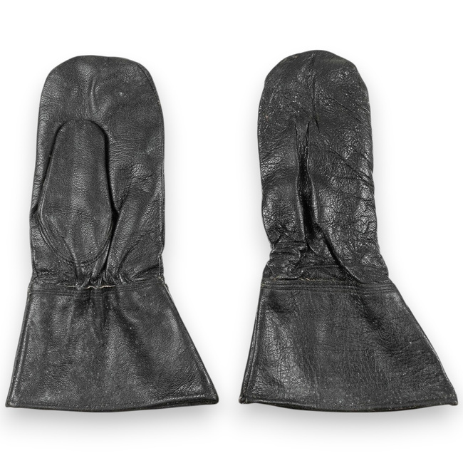 Manusi din piele - Surplus Militar Armata Serbiei SE - Negre - Uzate