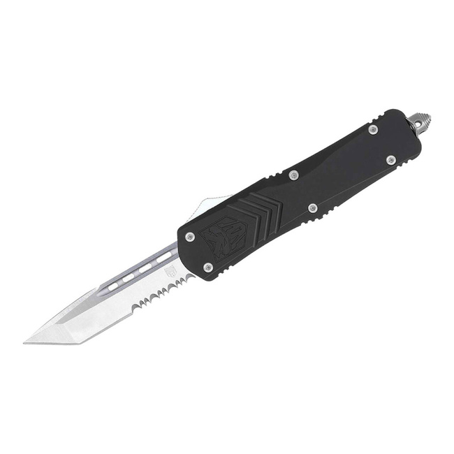 CUTIT AUTOMAT LARGE BLACK FS-X TANTO SERRATED - COBRATEC