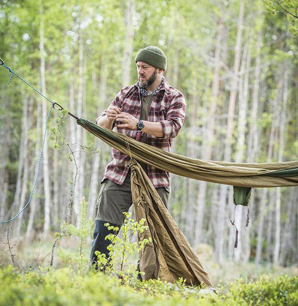 PONCHO MULTIFUNCTIONAL - SWAGMAN ROLL - Helikon-Tex - VERDE TAIGA