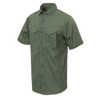 SHORT-SLEEVED SHIRT - DEFENDER MK2® - POLYCOTTON RIPSTOP - Helikon-Tex® - OLIVE GREEN