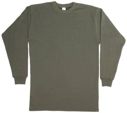 BLUZA CU MANECA LUNGA, VERDE OD - SURPLUS MILITAR DE LA  ARMATA GERMANA  - UZATA