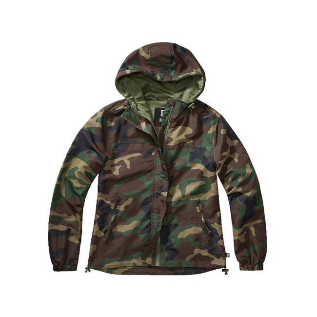JACHETA DE VARA DAMA - FRONTZIP WINDBREAKER - WOODLAND - BRANDIT