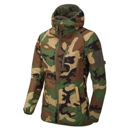 JACHETA CU GLUGĂ PENTRU FEMEI - WOLFHOUND - Climashield® Apex™ - Helikon-Tex - US WOODLAND