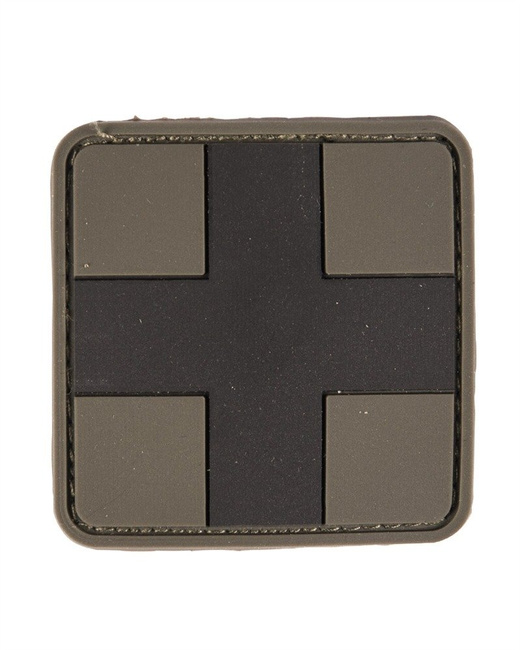 EMBLEMA, PATCH 3D CU VELCRO - PRIM AJUTOR - Mil-Tec - OD - LARGE