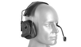 EARMOR - HEARING PROTECTION EARMUFF WITH AUX INPUT M32 - BLACK