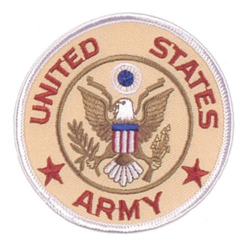 EMBLEMA U.S. ARMY 80 MM DIAMETRU