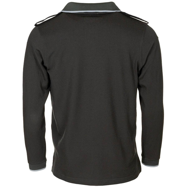 TRICOU POLO BRITANIC - ALBASTRU/GRI - MANECI LUNGI - UZAT