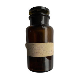 STICLA VINTAGE - ANII 1980 - VAZA - BRUNA - SURPLUS MILITAR ARMATA ROMANA - IN STARE BUNA