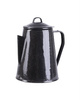 ENAMELLED COFFEE POT WITH PERCOLATOR - Mil-Tec® - BLACK