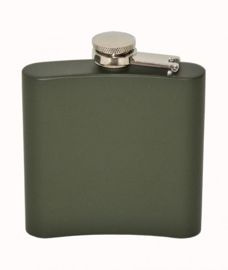 STAINLESS STEEL FLASK - OD (Olive Drab) - 6 OZ/170 ML