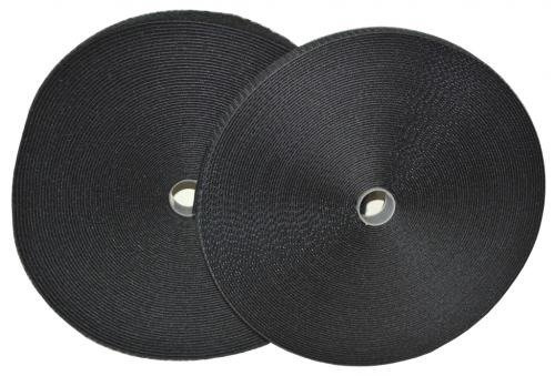 VELCRO 20 MM / 25 M negru