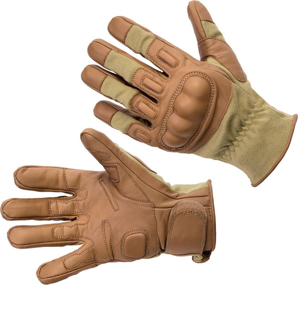 DEFCON 5 COMBAT TACTICAL KEVLAR NOMEX® GLOVES - COYOTE