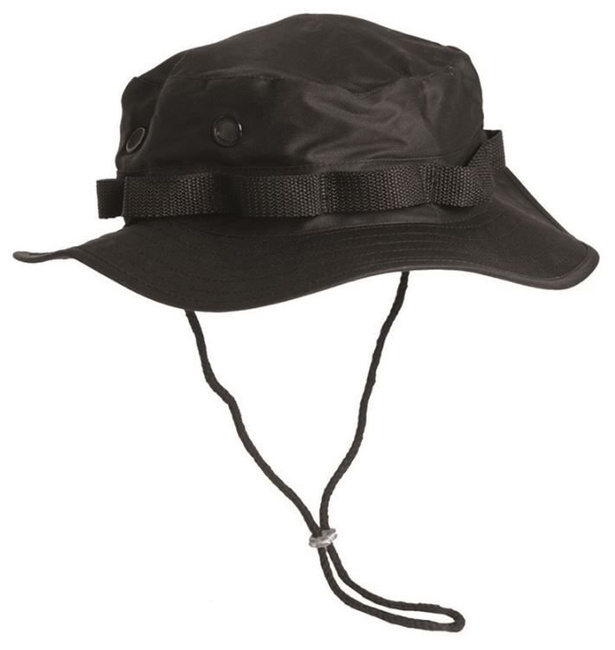 PĂLĂRIE "BOONIE" ÎN STIL AMERICAN - Mil-Tec® - NEGRU