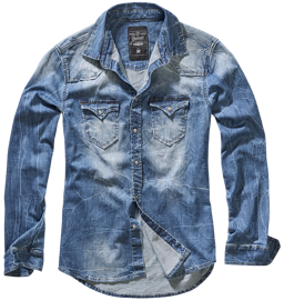 Camasa Riley Denim Albastra
