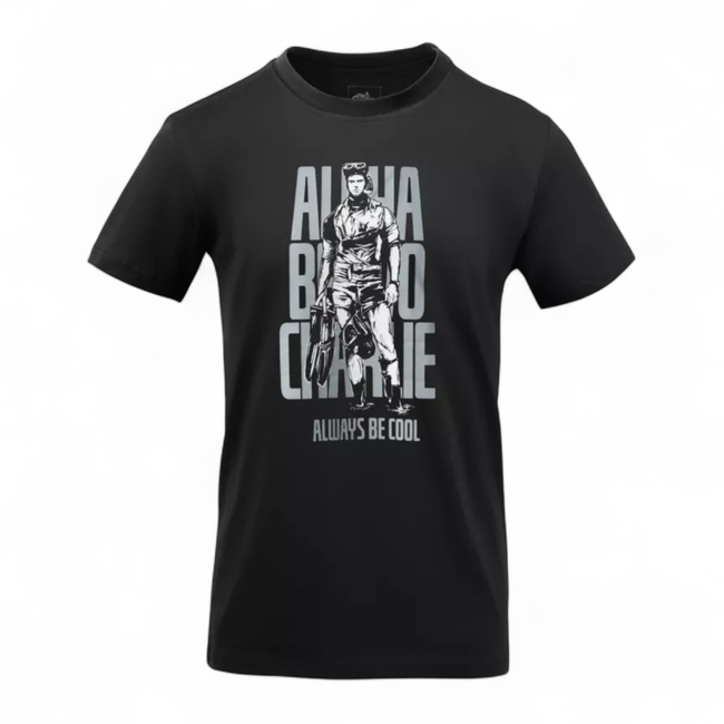 Classic T-Shirt - ABC Alfa Bravo Charlie - Black - Helikon-Tex