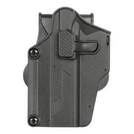 Toc pistol universal cu reglaj și rotire 360 - de stanga - Negru
