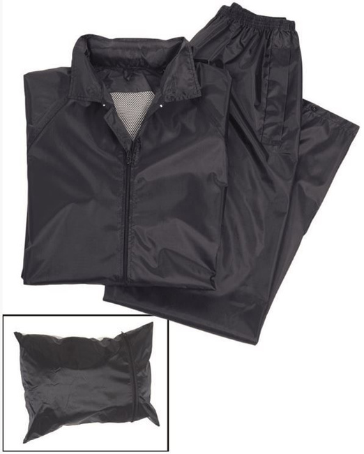 COSTUM IMPERMEABIL - CU GEANTA DE TRANSPORT - Mil-Tec - ALBASTRU INCHIS