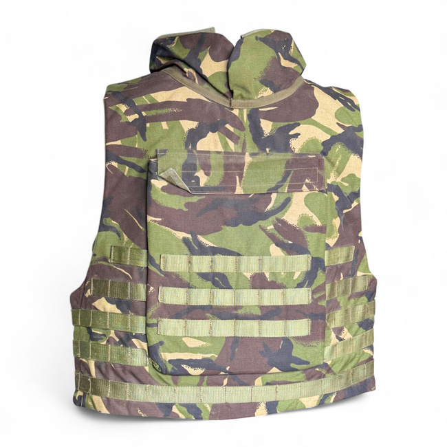 MOLLE TACTICAL VEST - CAMOUFLAGE DPM - MILITARY SURPLUS ROMANIAN ARMY - IN GOOD CONDITION