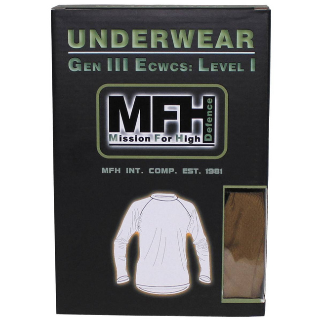 US UNDERSHIRT - GEN III - LEVEL I - MFH® - COYOTE TAN