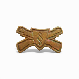 Rank Insignia - Military Justice - Hungarian Army Military Surplus - Bronze - Like New