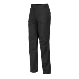 WOMEN'S URBAN TACTICAL PANTS -  UTP Resized  - POLYCOTTON RIPSTOP - Helikon-Tex - BLACK - LENGTH 32 inch