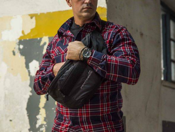 TACTICAL BAG - 8.5 L - "TELAMON" - Pentagon®  - BLACK