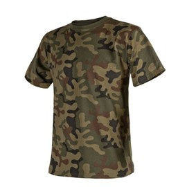 TRICOU DIN BUMBAC - Helikon Tex - PL WOODLAND