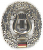 INSIGNA GENUINE GERMAN ARMY METAL BERET BADGE ´MUSIKKORPS´