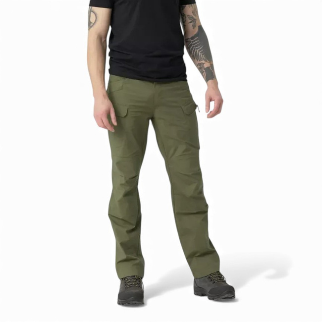 PANTALONI TACTICI UTP - POLYCOTTON STRETCH RIPSTOP - VERDE OLIVE - HELIKON-TEX