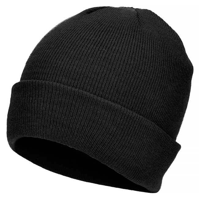 Fine knit acrylic hat - Black - Mil-Tec 