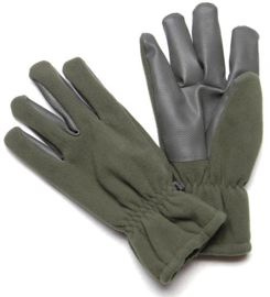 GLOVES FLEECE ´ALPINA´ FINGER W/ PVC PALMS OLIVE