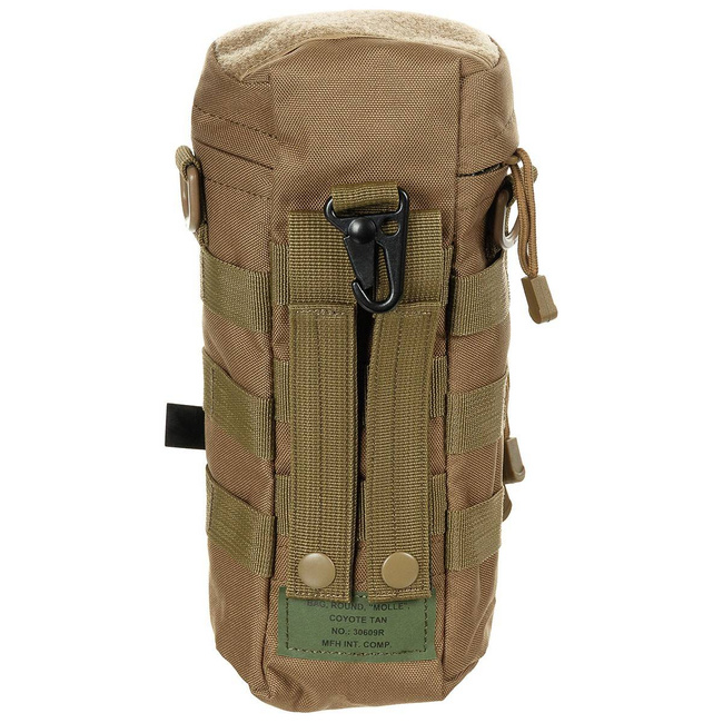 Bag, round, "MOLLE", coyote