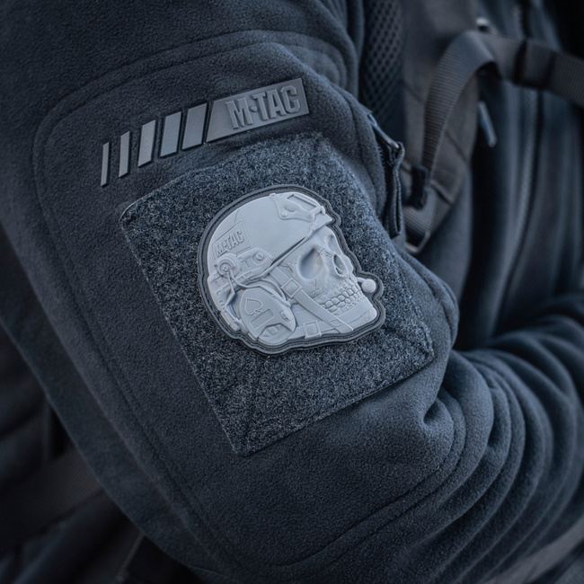 PATCH OPERATOR SKULL - 3D PVC - GRI - M-TAC