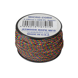 CORDON, SFOARA MICRO DIN NAILON - 100 LBS./ 46 KG - 38 M/125 FT. - HELIKON-TEX - DARK STRIPES