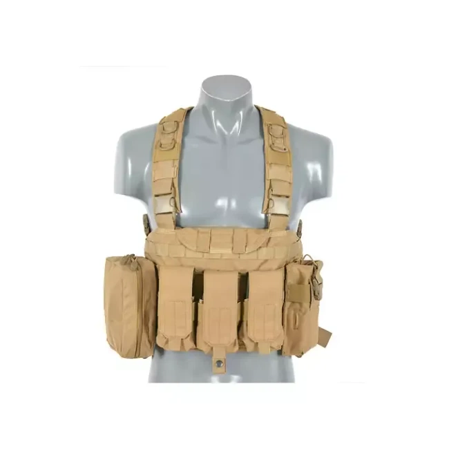 Force Recon Chest Harness - MOLLE - Coyote Tan - 8FIELDS