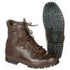 COMBAT BOOTS - "ALT-BERG" - BROWN - BRITISH MILITARY SURPLUS - USED CONDITION/NEW SOLE