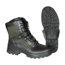 TROPICAL BOOTS - GERMAN ARMY MILITARY SURPLUS BW - GREEN OD/BLACK - LIKE NEW