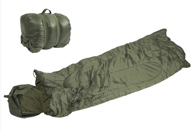 SLEEPING BAG - PILOT - 185 x 75 CM - Mil-Tec - OD GREEN