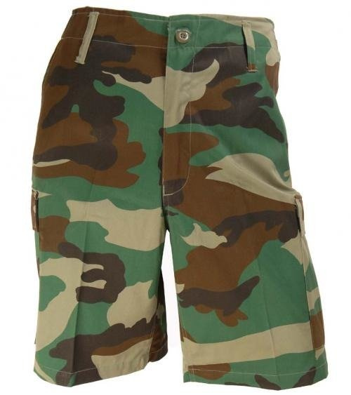 SHORT PANTS US BERMUDA WOODLAND CAMO