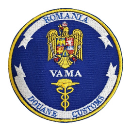 EMBLEMA MANECA ROTUNDA - VAMA - CALITATE SUPERIOARA, DESIGN OFICIAL - APLICARE VELCRO (CU SCAI)