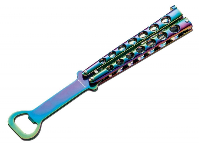 DESCHIZATOR DE STICLE "RAINBOW BALISONG" - MAGNUM BY BOKER