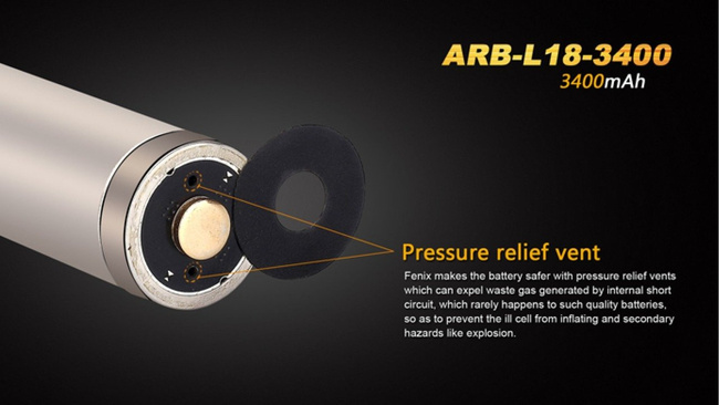 Fenix 18650 - 3400mAh - Acumulator - ARB-L18-3400