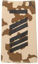 EMBLEMA - GERMAN ARMY TROPICAL CAMO/BLACK SHOULDER LOOPS ´OBERSTABSGEFREITER UA´